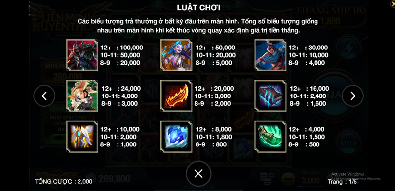 slotgame Liên Minh Huyền Thoại Kingfun