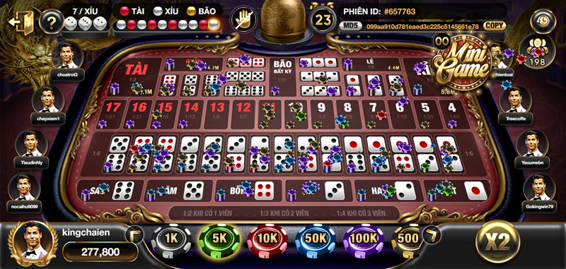 tỷ lệ thắng tại Kingfun