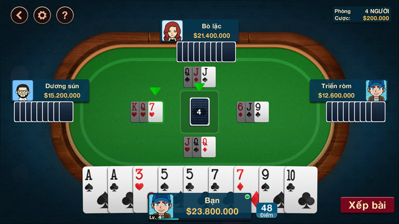 tỷ lệ trả thưởng game bài Phỏm trên Kingfun