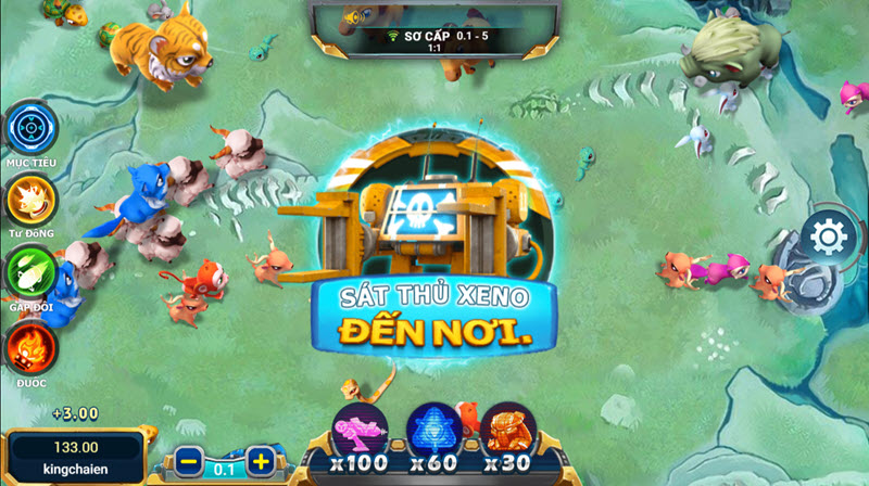 hướng dẫn bắn cá online